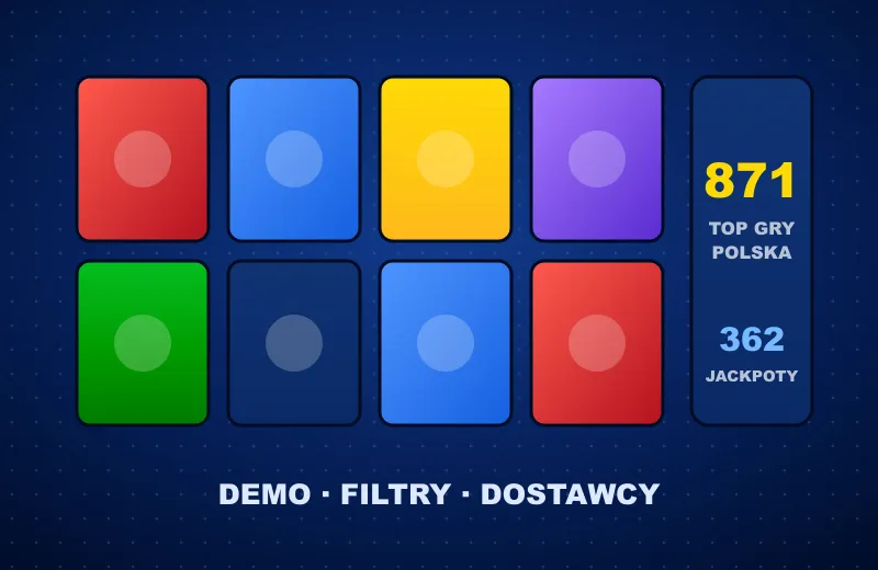 Gry BigClash Kolorowe kafelki gier i licznik 871 gier z listy Top Polska w BigClash Casino